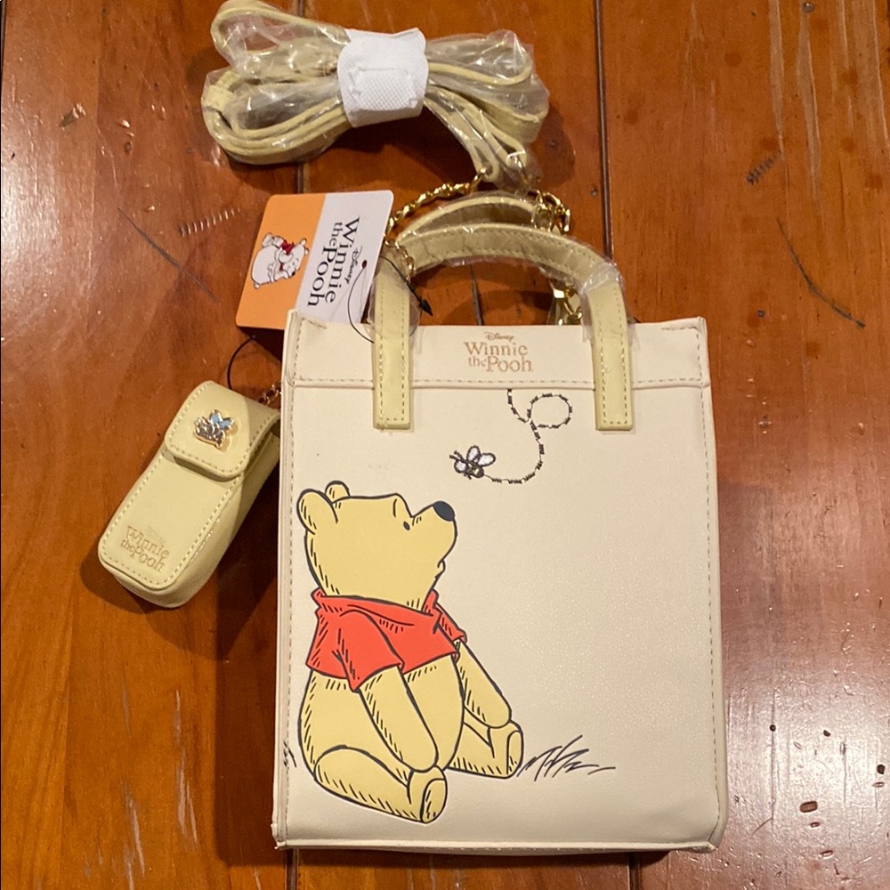 Disney Winnie The Pooh Crossbody with Small Tech Pouch